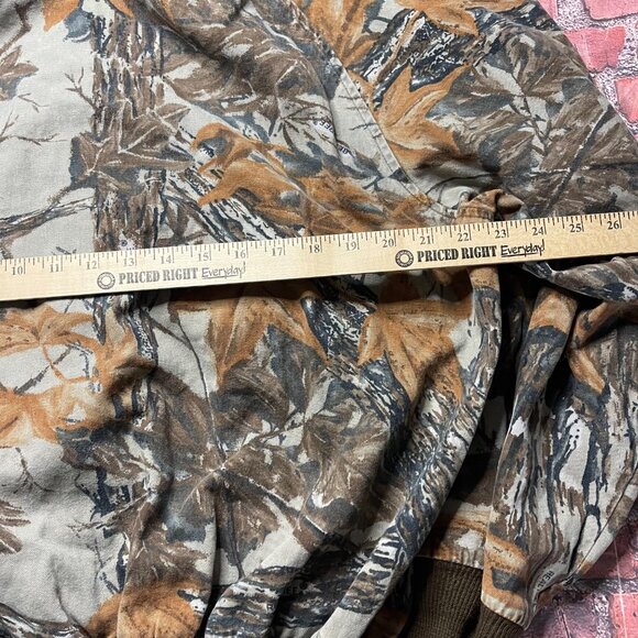 Vintage Duxbak Jacket Mens Large Camo Bomber Hunting Realtree Made USA Zip 90s - Picture 8 of 8